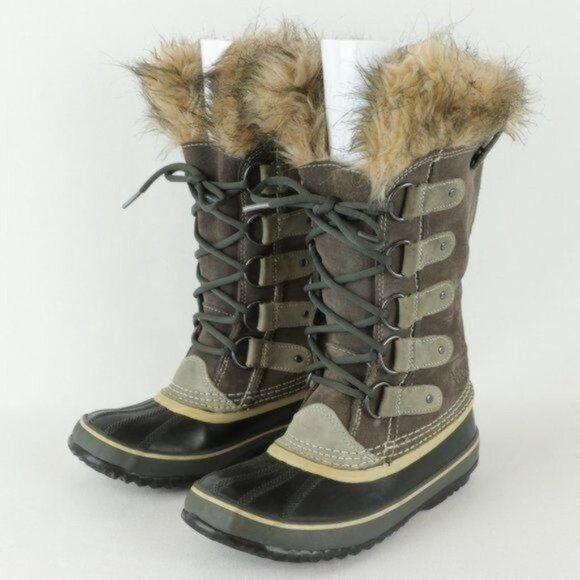 Sorel Joan of Arctic Women's Size 6 Brown Black Waterproof Insulate Winter Boots - Picture 3 of 9